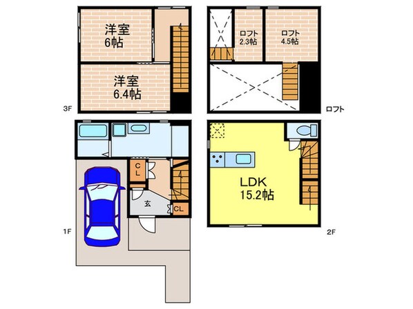 MERUDAU-Residence Nishiyamaの物件間取画像